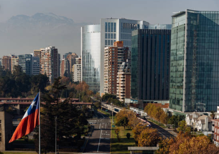 Pueblo pequeño en una región de Chile
